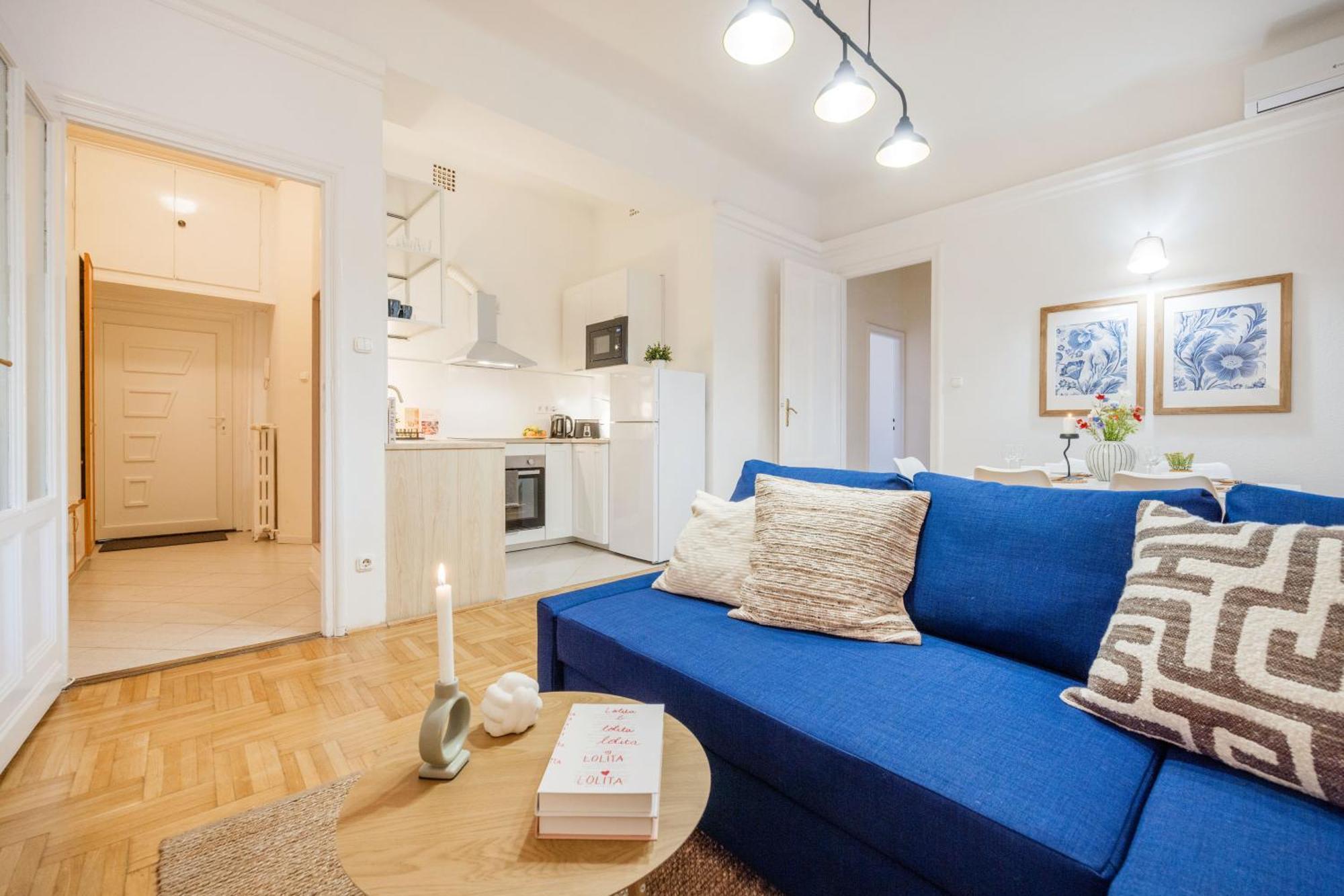 Apartament Magnificent 3br With Balcony By Dohany Synalogue *