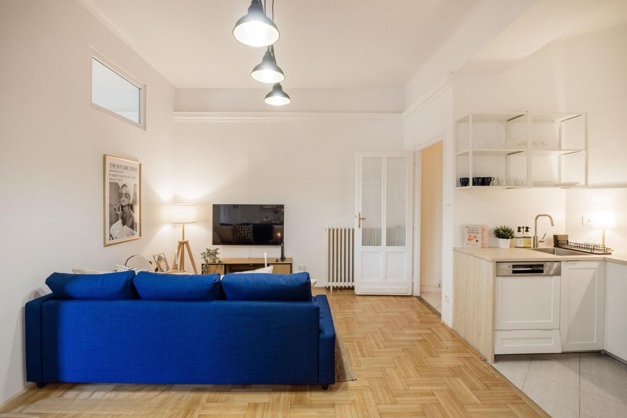 Apartament Magnificent 3br With Balcony By Dohany Synalogue Budapeszt